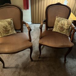 2 Antique Side Chairs 