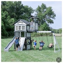 Playhouse Swing Set