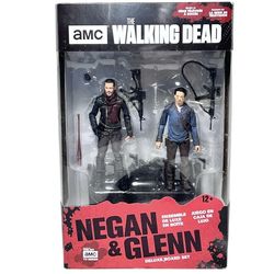The Walking Dead TV Series Negan and Glenn 5" Deluxe Box Set McFarlane Toys