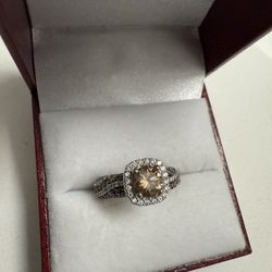 1k Real diamond Chocolate Ring
