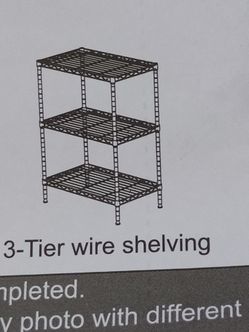 IKEA 3 -tier wire shelves