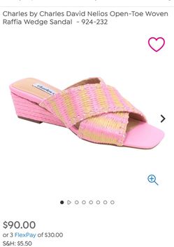 Size 7 Charles David Wedge Sandals