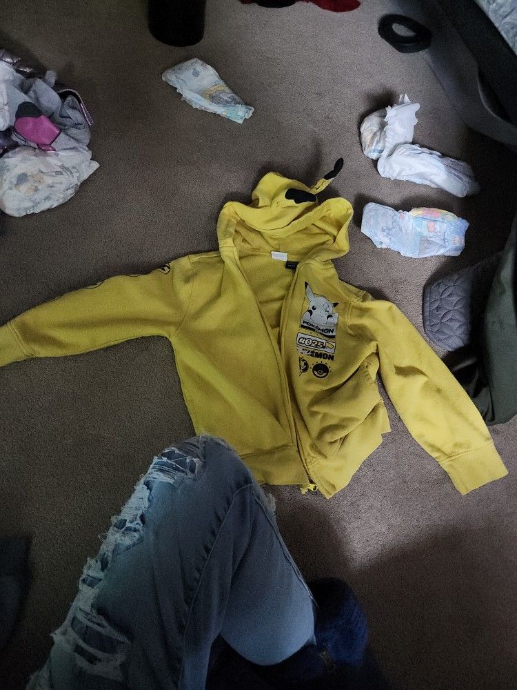"Youth Pokémon Pikachu Hoodie - Must Go Today! $8" Small/medium