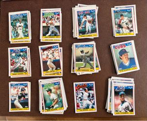 1988 Topps UK Mini Series 88 Card Complete Set EX-NM Bonds McGwire Nolan Ryan