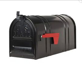 Mailbox, Black~Postal PRO
~ Carlton Post-Mount ~Extra Large Capacity
