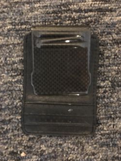 Carbon fiber clip wallet