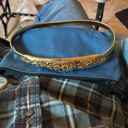 vintage Accessocraft gold tone Hollywood belt with buckle