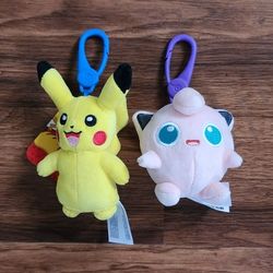 Pokemon Keychain Plushies 