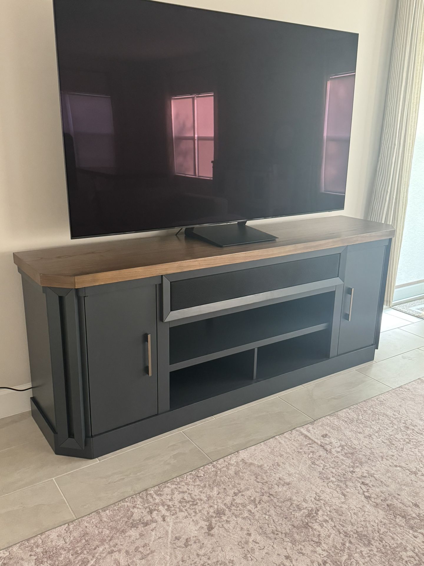 83 Inch TV Stand - $450
