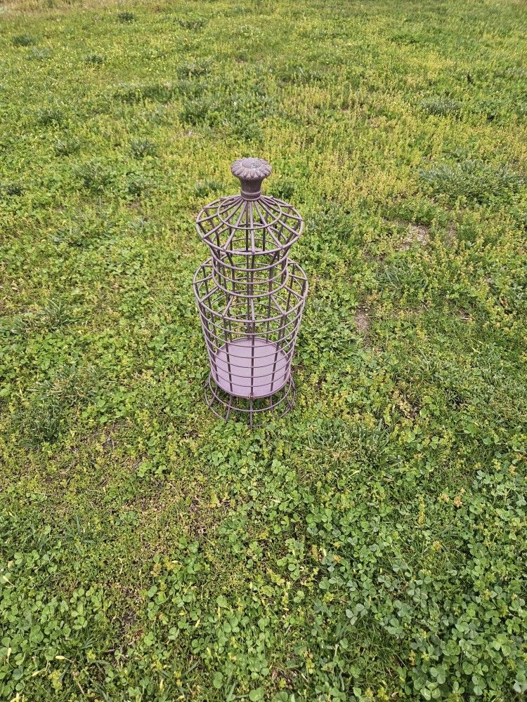 Purple Metal Ornament