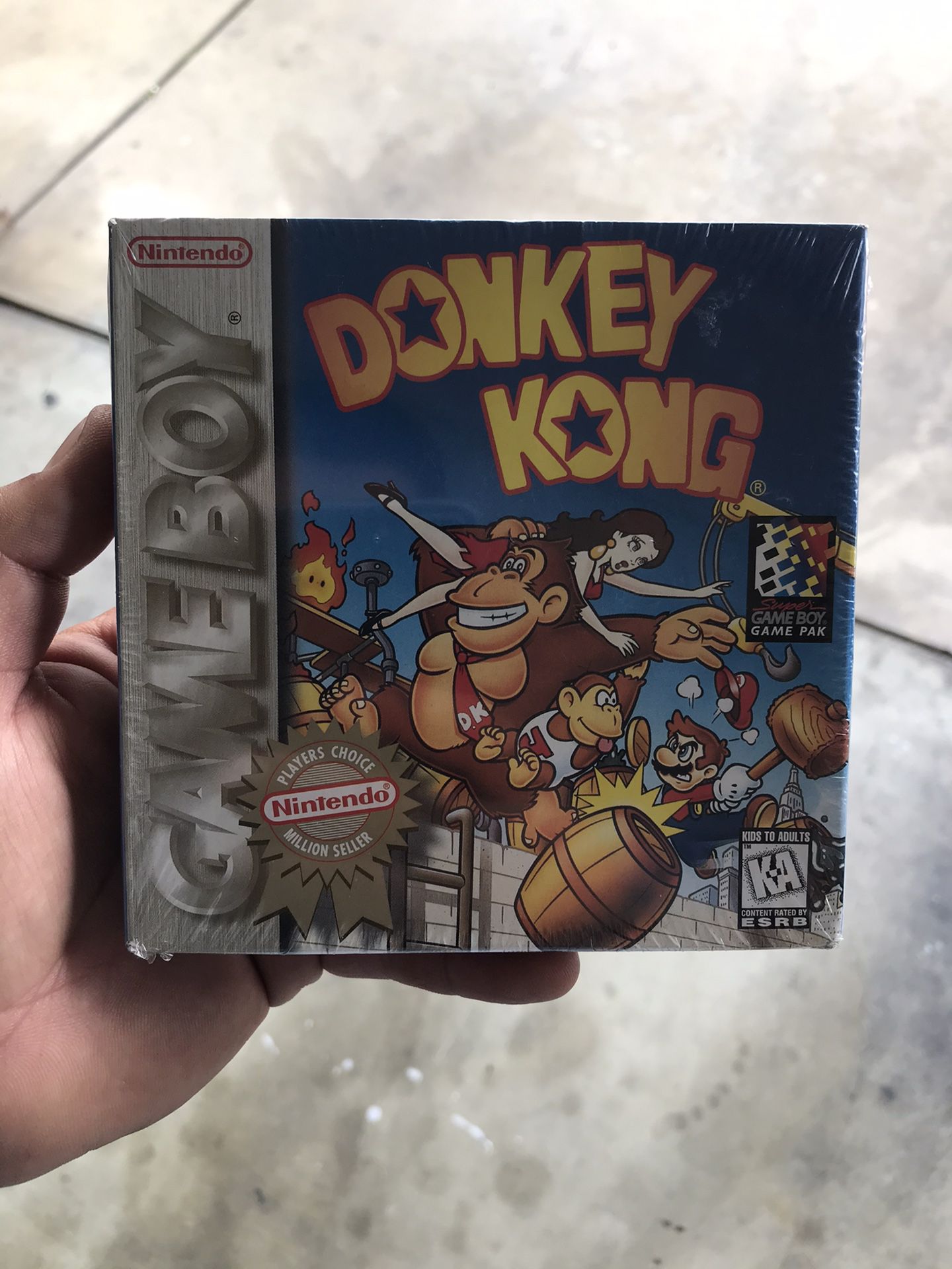 SEALED Donkey Kong for Gameboy