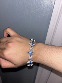 Silver & Moissanite Bracelet 