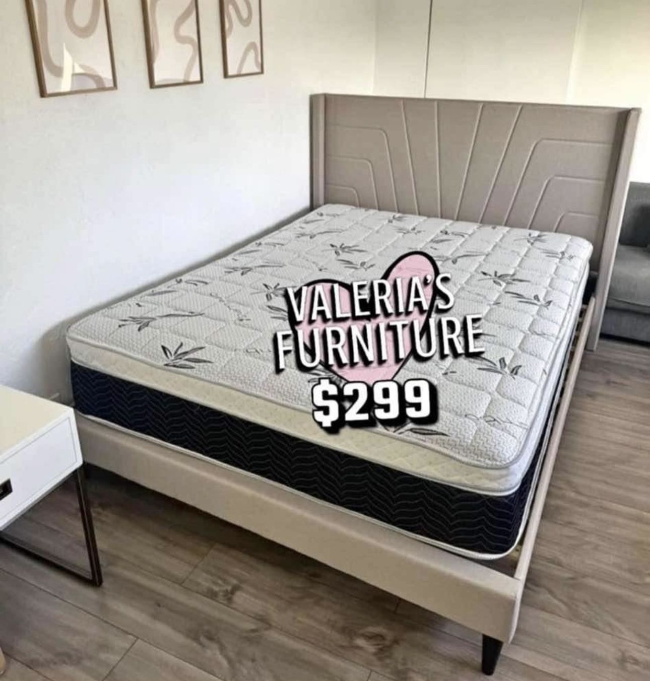 New Queen Bed With Mattress