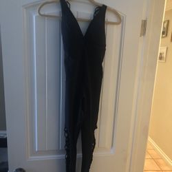 Ladies Med Black Lure Bodysuit 