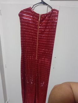 Karen Millen Premium Crystal Embellished Jersey Sleeveless Plunge Neck Midi Dress