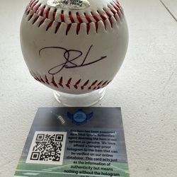 TARIK SKUBAL SIGNED DETROIT TIGERS RAWLINGS BASEBALL AUTOGRAPHED W/COA - 675