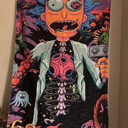 Rick And Morty tapestry (1-3)