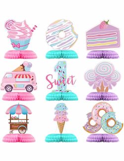 Sweet One party table decor - 9