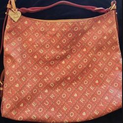 Dooney and Burke Signature RED Large Bag