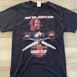 Vintage Chucky Childs Play 2 Shirt Size Small Halloween 