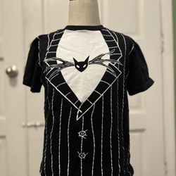 Pair Of Kids Disney Nightmare Before Christmas Shirts Sz. 7