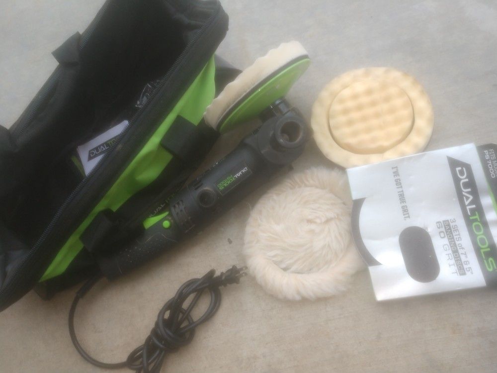 Dual tools ps7000 7" buffer sander polisher orbital