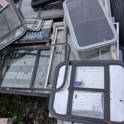 misc rv / greenhouse windows $10 & up