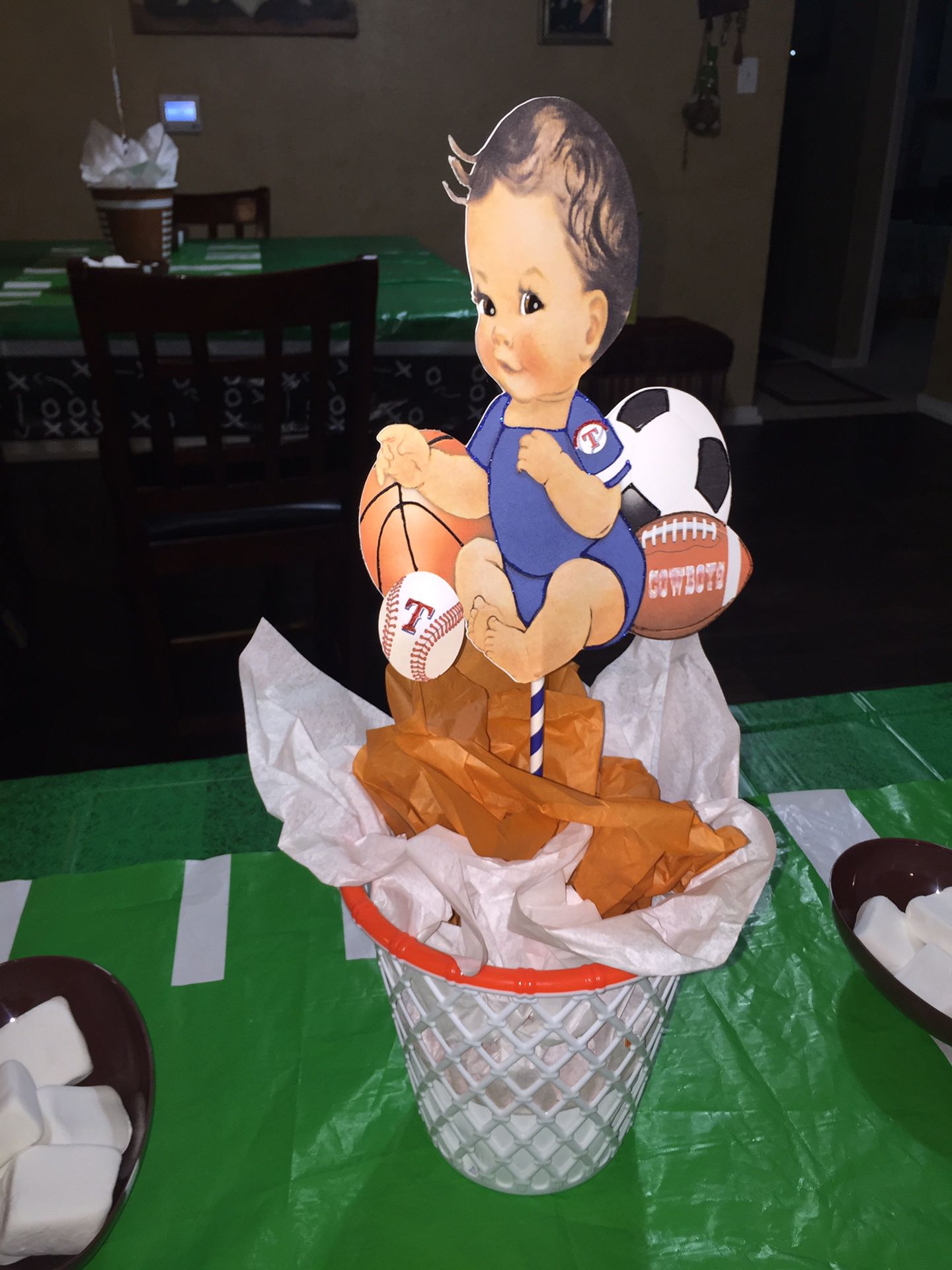 Sports Theme Birthday/ Baby Shower Party Decorations