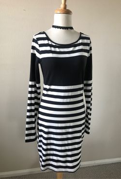 Elegant striped dress