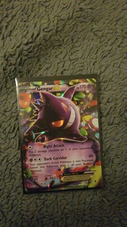 Gengar EX's full art, mega, and shiny m Gengar (pokemon cards) for