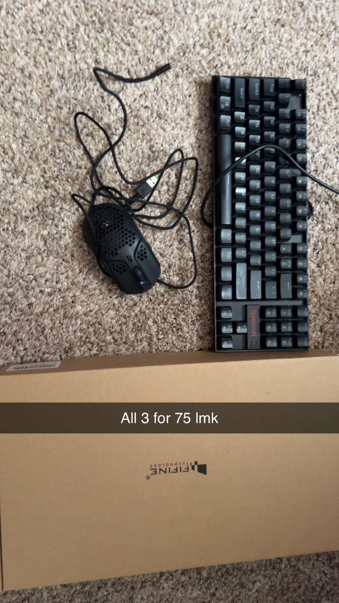 Keyboard Mouse And Mic Setup