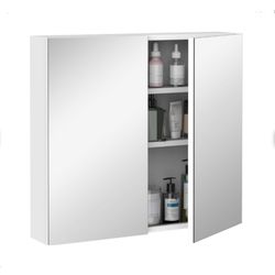 Double Door Cabinet Mirror