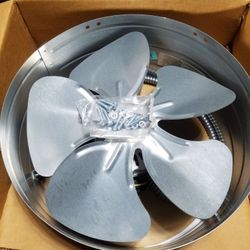 Thermostat controlled Gable Fan With Automatic Shutter