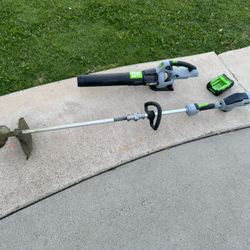 Ego Leaf Blower And Trimmer 