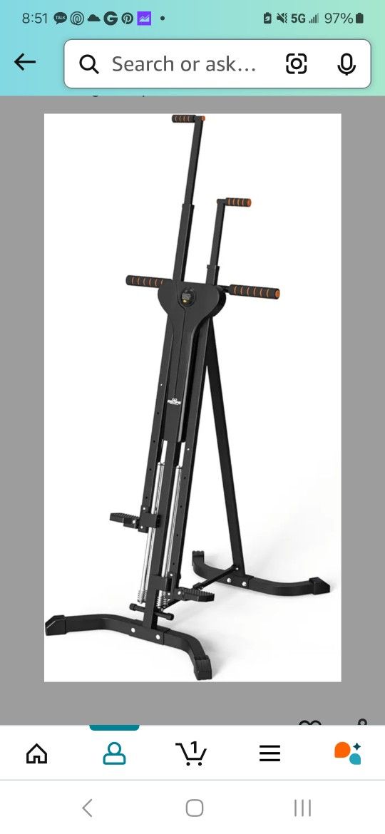 Vertical Climber Exercise Machine