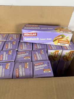 Iron-Clad Sandwich Zipper Bags Bulk Lot