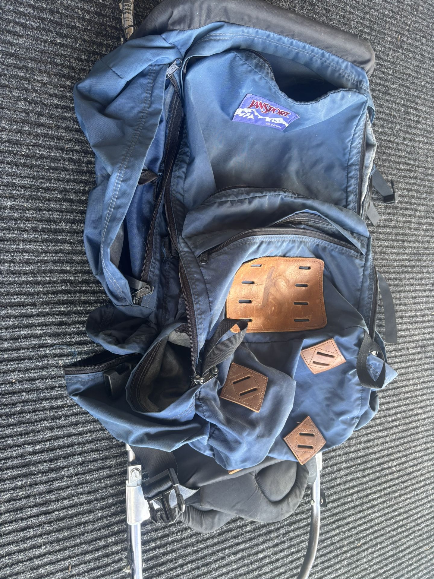 Jansport Vintage External Frame Hiking Backpack