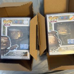 Franky And Nico Robin Bronze Funko 