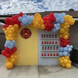Yellow And Blue Backdrop Boards 