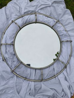 Round Garden Mirror