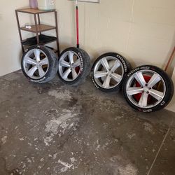 SRT  Rims And Tires (Like New Good Condition) 