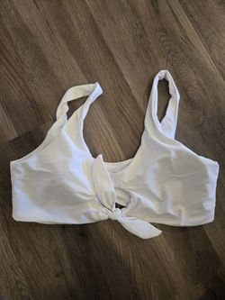 White Swimsuit Top