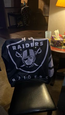 Raiders custom sweater from china  says 2x  says 4x but china sizes run  two sizes smaller