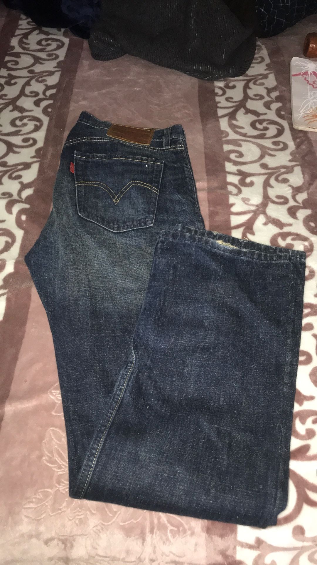 Levis Denim Dark Blue 523 W32 L33