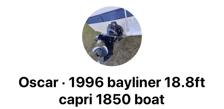 1996 Bayliner boat and trailer