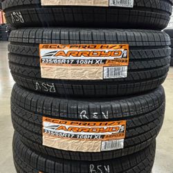 (4) - 235/65/17 Arroyo Eco Pro H/T Tires