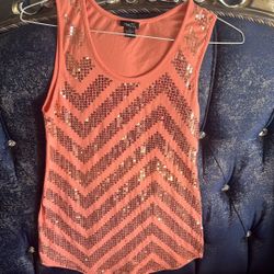 Peach Color Top Size M