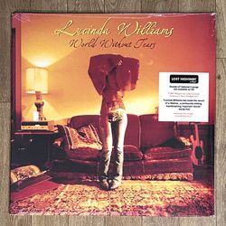 Lucinda Williams 2LP Vinyl Record - World Without Tears - New Sealed 