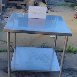 NSF Certified 36"x32x35.5" Stainless Steel Restaurant Kitchen Table