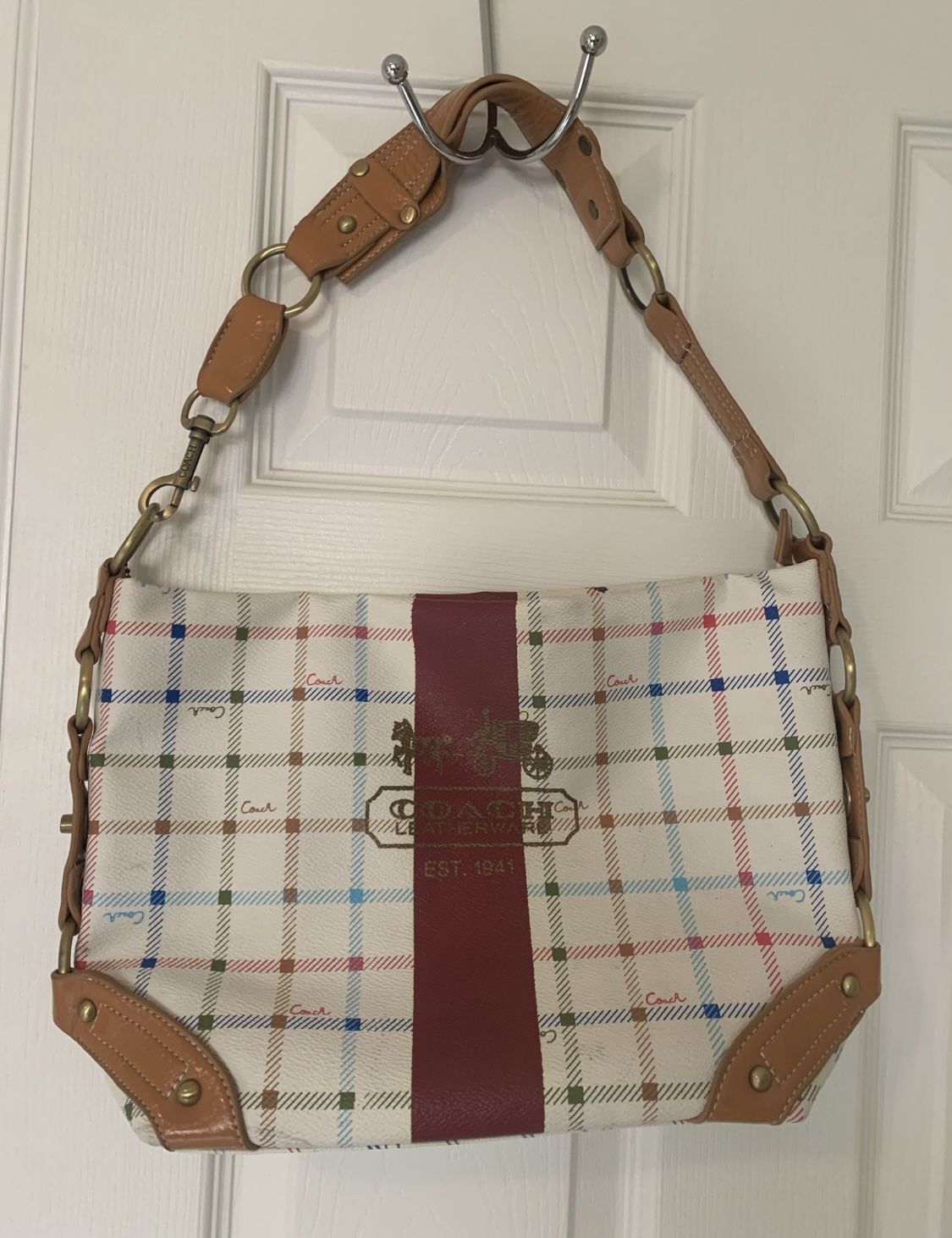 COACH Vintage Leather Shoulder Bag